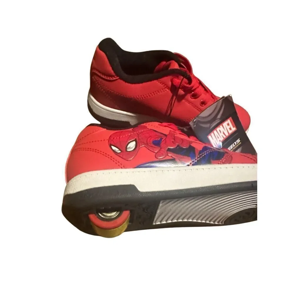 NEW Heelys Boys Skate Shoes Spiderman Spider Man Marvel Youth Size 5